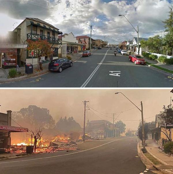 二十张澳洲大火前后对比照，摄影师拍下灰烬中的希望惹网友泪目