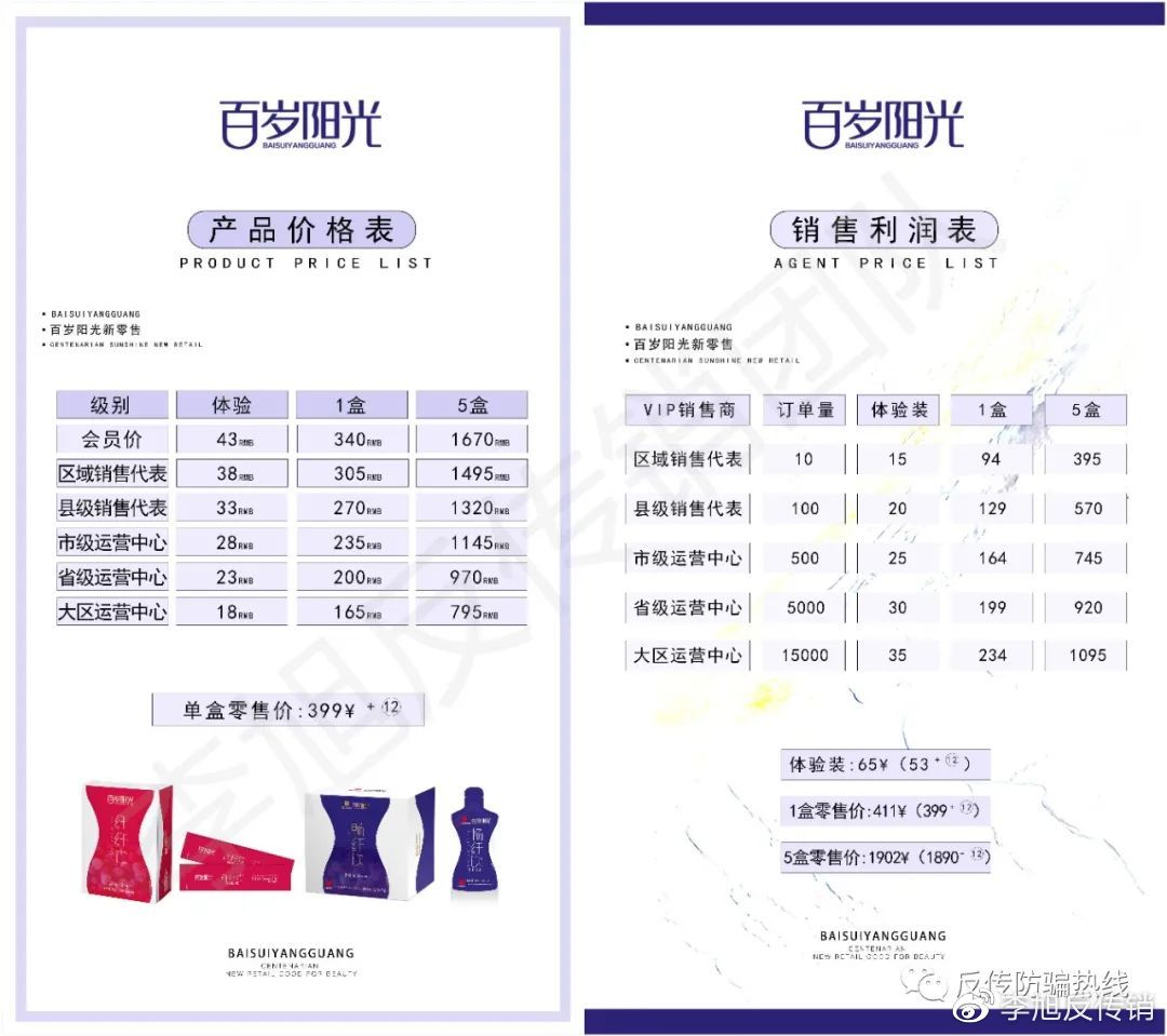 网传与广州潘高寿药业合作平台的“百岁阳光新零售”究竟为何物？