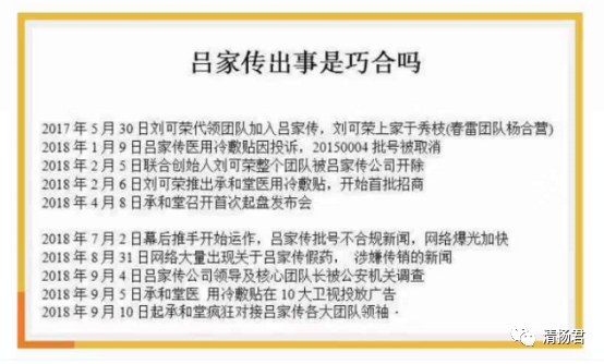 吕家传因传销覆灭  产品雷同、模式相似的承和堂还能坚持多久？